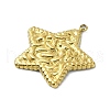 Ion Plating(IP) 304 Stainless Steel Pendants STAS-B058-26G-09-2