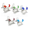 Handmade Lampwork Puppy Pendants LAMP-X262-M-1