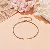 304 Stainless Steel Box Chains Bracelet Making AJEW-JB01113-01-2