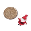 Christmas Seed Beads Beaded Charms PALLOY-MZ00257-02-2