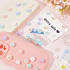 SUNNYCLUE 200Pcs Opaque Resin Decoden Cabochons RESI-SC0003-38-4