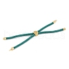 Nylon Cords Bracelet Makings Fit for Connector Charms AJEW-P116-01G-23-2