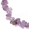 2Pcs Natural Gemstone Chip & Cube Non-magnetic Synthetic Hematite Beaded Stretch Bracelet Sets BJEW-JB10630-6