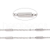 Tarnish Resistant Ion Plating(IP) Handmade 304 Stainless Steel Cable Chains CHS-G003-11P-A-4