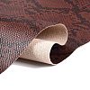 Snakeskin Pattern PU Leather Fabric DIY-XCP0002-54C-3