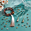   200Pcs 4 Colors Tibetan Style Spacer Beads TIBEP-PH0001-73-5