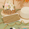 Polyester Centipede Lace Ribbon OCOR-WH0088-43B-03-5