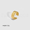 Stainless Steel Adjustable Open Cuff Rings for Women IM9526-2-1