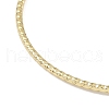 Brass Textured Open Cuff Bangle Making KK-U020-21B-G-3