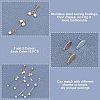 Unicraftale 30Pcs 3 Colors 304 Stainless Steel Stud Earring Findings STAS-UN0017-99-4