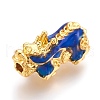 Alloy Enamel Beads PALLOY-L212-04G-3