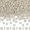 SOFPLATE 600Pcs Alloy Daisy Spacer Beads FIND-SP0002-12B-S-1