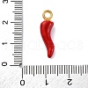Alloy Enamel Pendants FIND-M060-23F-G-3