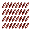 Unicraftale 50Pcs 2-Hole Wood Buttons BUTT-UN0001-28B-01-1