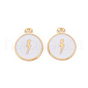 Alloy Enamel Pendants ENAM-S121-184G-2