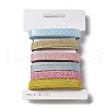 18 Yards 6 Colors Polyester Ribbon SRIB-C001-B06-2