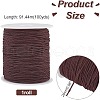100 Yards Nylon Chinese Knot Cord NWIR-WH0020-03C-2