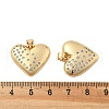 Brass Micro Pave Cubic Zirconia Pendants KK-R229-11G-A-3