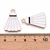 Alloy Enamel Pendants ENAM-T022-15-3