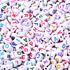 1000Pcs Opaque Acrylic Beads DIY-YW0002-10-6