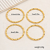 4Pcs Elegant Zinc Alloy Twisted Bangle Set for Women IW6232-2-5