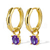 S925 Sterling Silver Flat Round Hoop Earrings NE2810-5-1