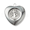 Non-magnetic Synthetic Hematite Pendants PALLOY-JF01514-2