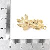 Brass Micro Pave Clear Cubic Zirconia Pendants X-KK-U064-18C-G-3