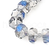 Transparent Electroplate Glass Beads Strands EGLA-P062-01A-HR01-3