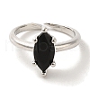 Mother's Day Rings Rack Plating Brass Micro Pave Cubic Zirconia Adjustable Rings RJEW-H228-03P-3