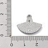 304 Stainless Steel Pendant Cabochon Settings STAS-M323-48P-3