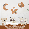 Star Wall Mounted Brooch Jewelry Display Cork Tray AJEW-WH0433-01F-6