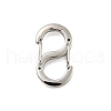 304 Stainless Steel S Shaped Carabiner STAS-P358-01B-P-1