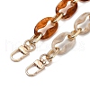 WADORN 2Pcs 2 Colors Acrylic Cable Chain Bag Handles FIND-WR0007-64-3