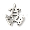 304 Stainless Steel Manual Polishing Pendants STAS-G274-30AS-2