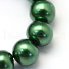 Baking Painted Pearlized Glass Pearl Round Bead Strands X-HY-Q003-10mm-71-3