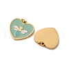 304 Stainless Steel Pendants STAS-H475-02G-2