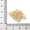 Brass Micro Pave Cubic Zirconia Pendants KK-F898-03G-3