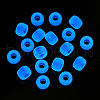Transparent & Luminous Plastic Beads KY-T025-01-H09-6