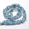 Natural Aquamarine Beads Strands G-F328-32-2