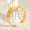 Textured 304 Stainless Steel Cuff Bangles for Women AR7791-2-3