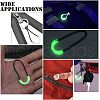 CHGCRAFT 30Pcs Luminous Plastic Zipper Pulls FIND-CA0005-31-7