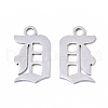 Tarnish Resistant 201 Stainless Steel Pendants STAS-N091-40D-2