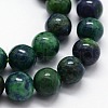 Natural Chrysocolla and Lapis Lazuli Beads Strands X-G-I199-37-4mm-3