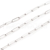 Tarnish Resistant 304 Stainless Steel Paperclip Chains STAS-K209-07P-1