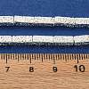 Electroplated Natural Lava Rock Beads Strands G-I360-K04-04-4
