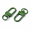 Spray Painted Eco-Friendly Alloy Swivel Snap Hooks Clasps PALLOY-T080-02C-NR-3