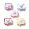 Opaque Resin Cabochons RESI-B017-01D-2
