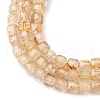 Natural Gold Rutilated Quartz  Beads Strands G-B142-C03-2x2mm-4