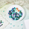 HOBBIESAY 200Pcsg Ocean Mix Pearlized Glass Pearl Beads HY-HY0001-03A-4